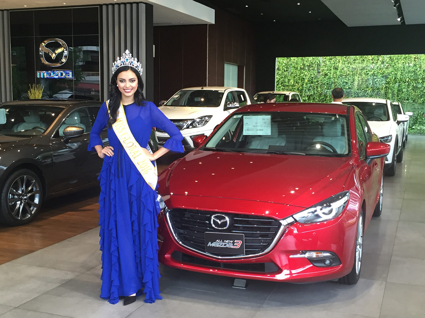 Miss Global 2016 in Mazda Car Company